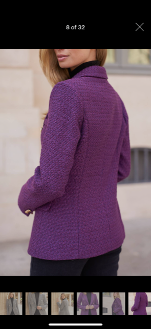 Buttondown Tweed Blazer