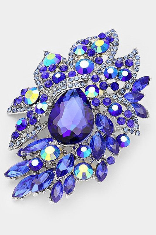 Extra Large Rhinestone Fashion Brooch