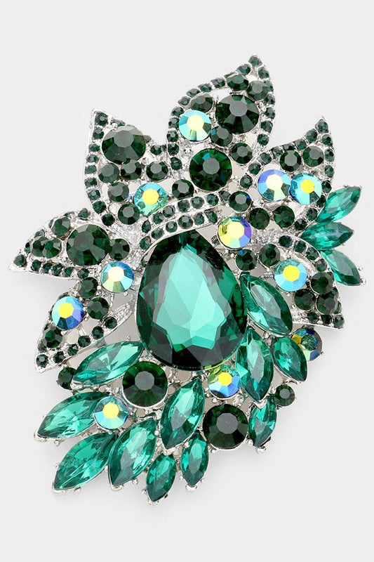 Extra Large Rhinestone Fashion Brooch