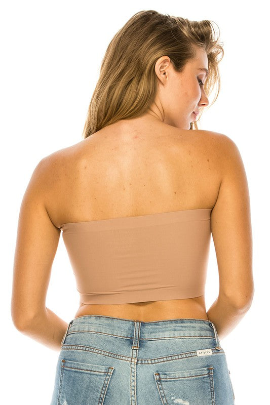Super Soft Stretch Microfiber Wireless Laser Cut Seamless Bandeau