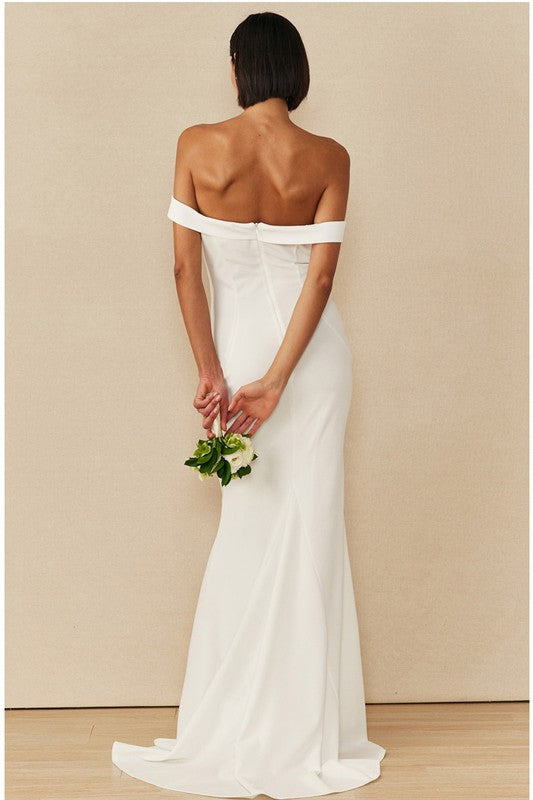 Off the Shoulder Long Formal Mermaid Dress