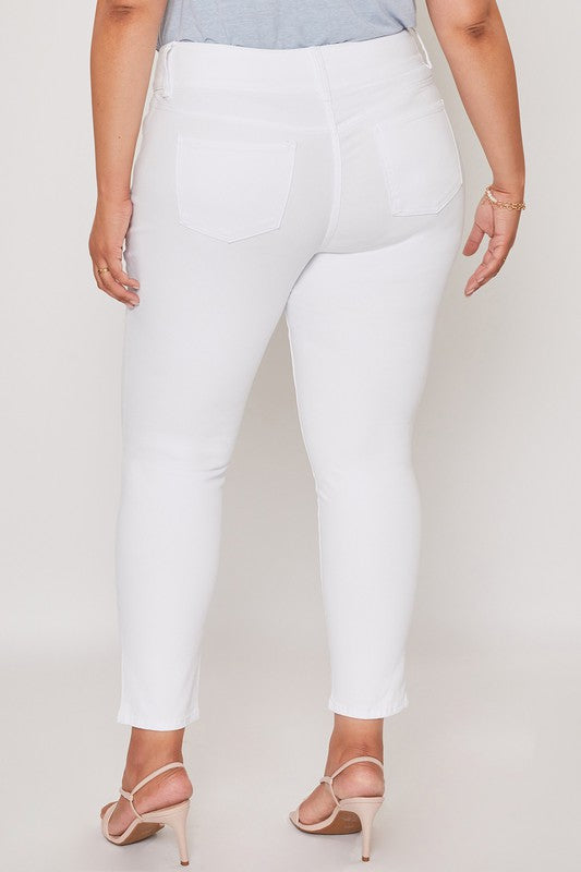 Curvy High Rise Skinny Stretch Denim Jeans