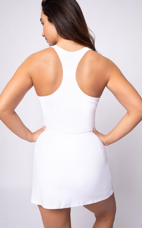 Nudetech Tennis Dress with Inner Compression Shorts
