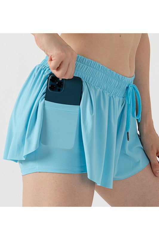 Women's Pocket Workout Running Yoga Shorts