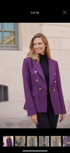 Buttondown Tweed Blazer