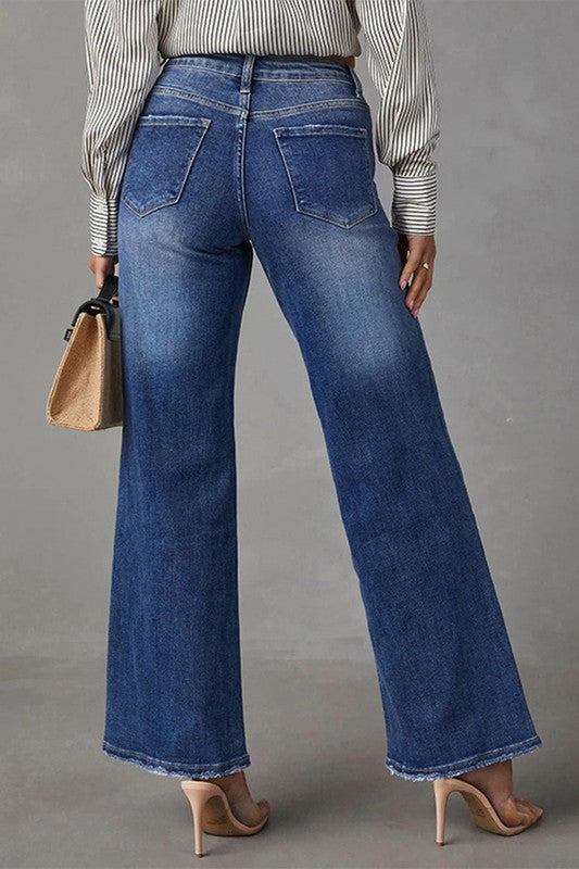 High Waist Wide Leg Jeans
