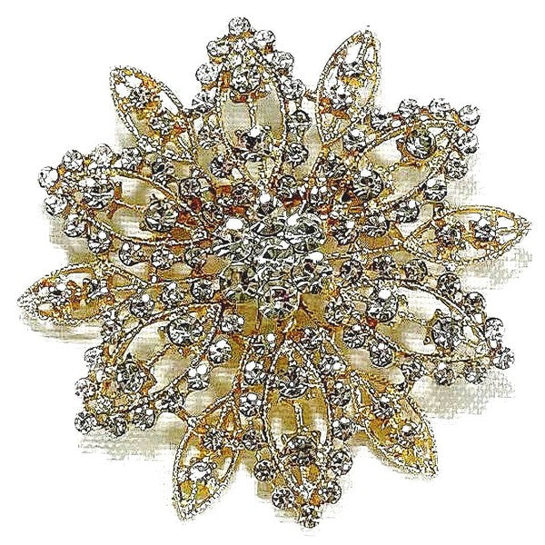 Medium Rhinestone Fashion Brooch