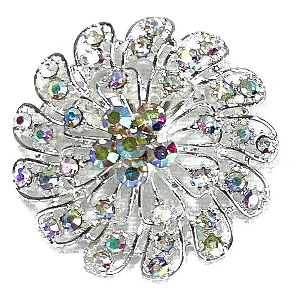 Medium Rhinestone Fashion Brooch
