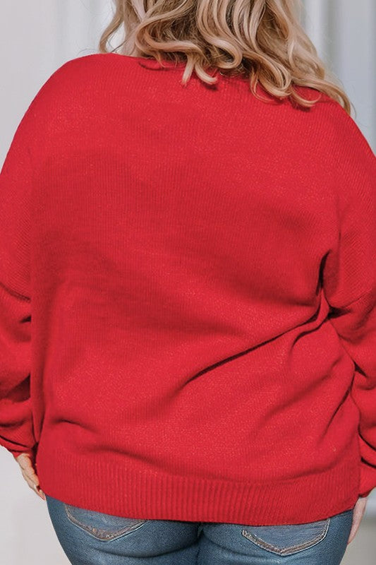 Curvy Long Sleeve Merry Sweater