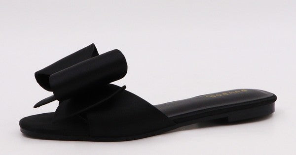 Open Round Toe Bow Sandal