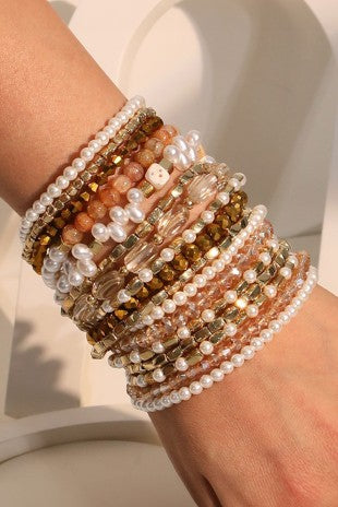 Crystal Bead Multi Later Set