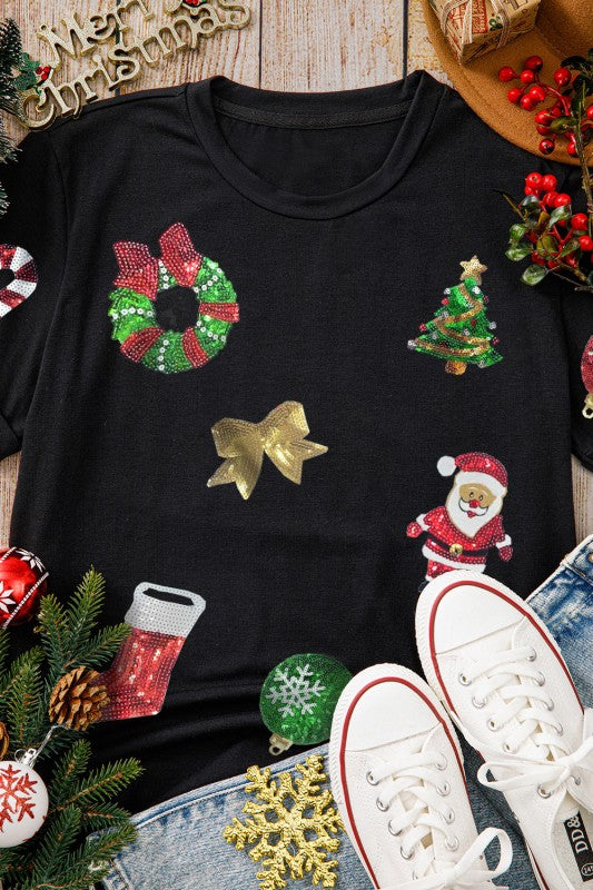 Long Sleeve Christmas Pullover Sweatshirt