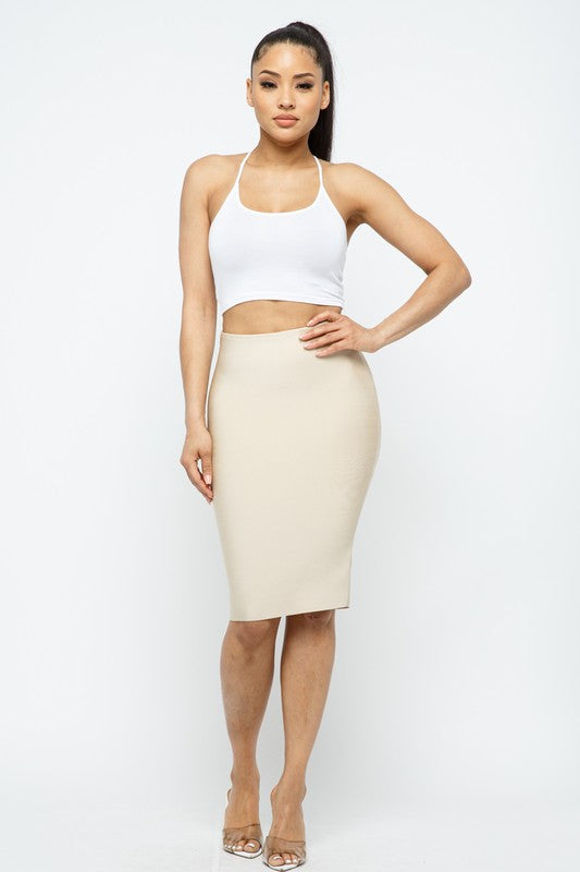 Bandage Midi Skirt