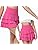 Layered Ruffle Skort with Compression Liner