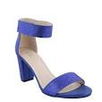 Dressy Low Heel Strappy Heel with Velcro Ankle Strap