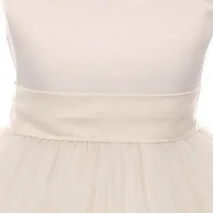 Adjustable Waist Satin Bow Sash