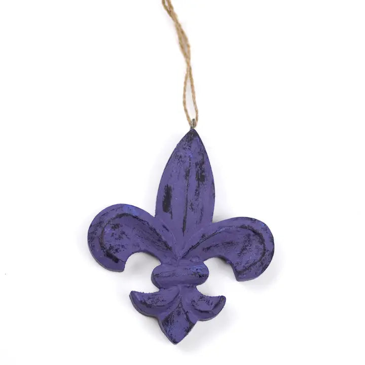 Carved Fleur Ornament Antique