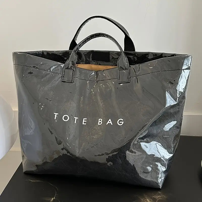 Clear Plastic Tote THE BAG Handbag