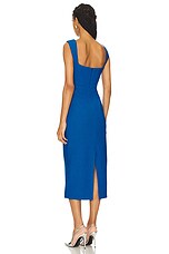 Sleeveless Bodycon Midi Dress with Back Slit