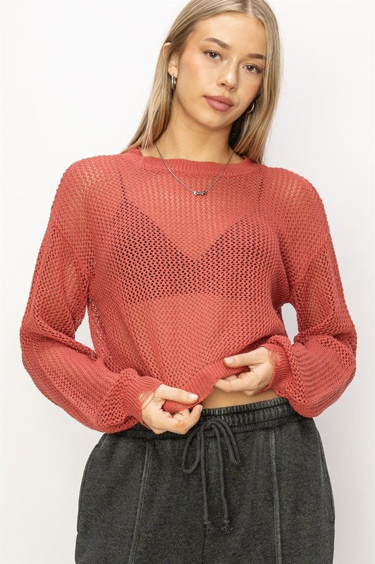 Long Sleeve Knitted Sweater