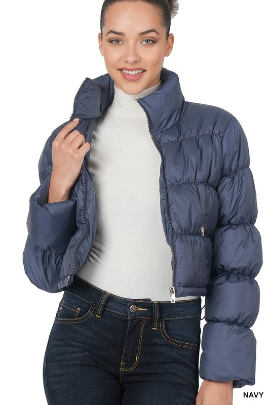 Crop Puff Jacket