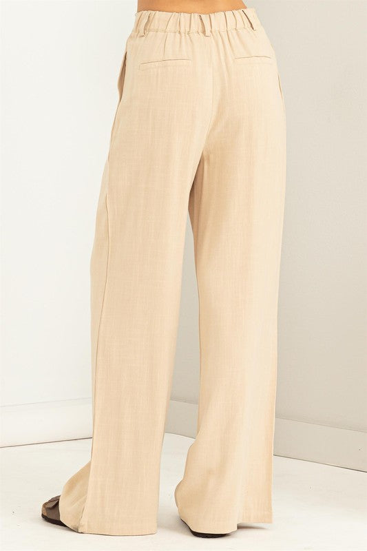 Relax Fit High Waist Trouser Pants