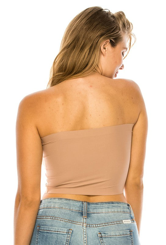 Strapless No Wire or Cup Seamless Tube Top