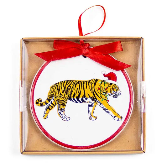 Merry Tiger Ornament