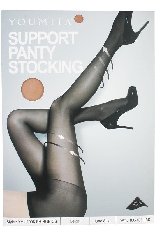 Concealed Control Top Firm and Sheer Performance Pantyhose.