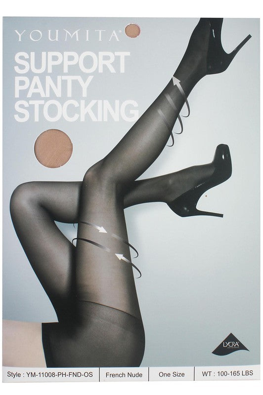 Concealed Control Top Firm and Sheer Performance Pantyhose.