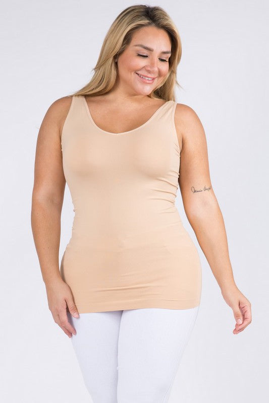 Curvy Sleeveless Reversible Seamless Tank