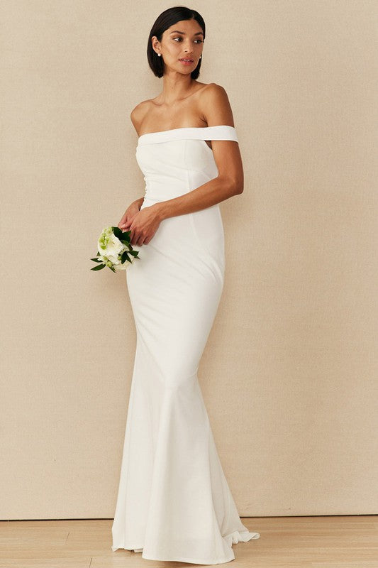 Off the Shoulder Long Formal Mermaid Dress