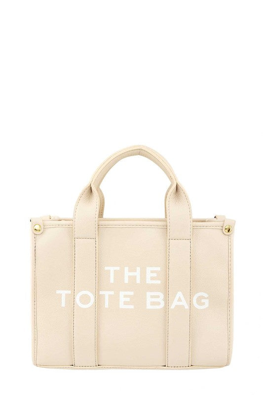 TWO PIECE PURSE WITH DETACHABLE STRAP THE TOTE