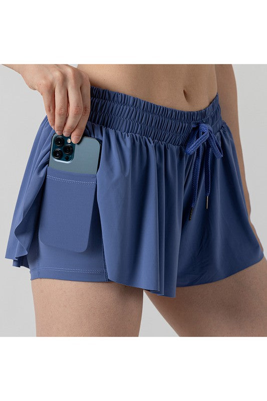 Women's Pocket  Workout Running Yoga Shorts