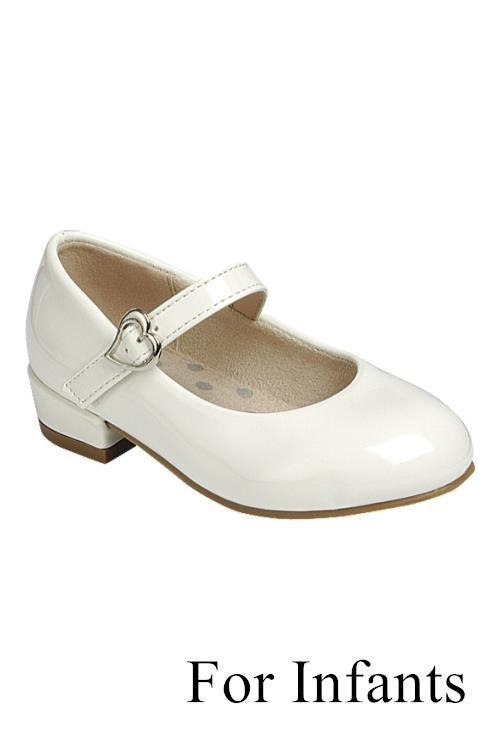 Infant Mary Jane Dress Shoe with Rhinestone Buckle