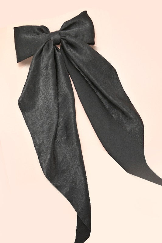 Large Hair Bow With Clip