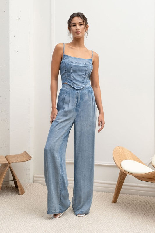 High Waist Wide Leg Pants