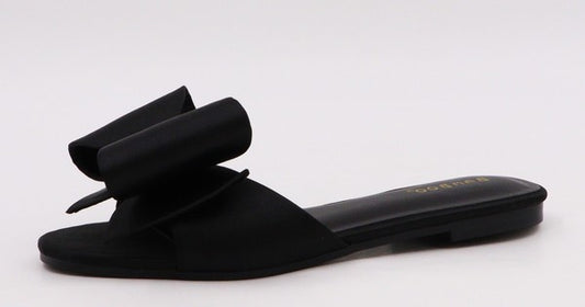 Open Round Toe Bow Sandal