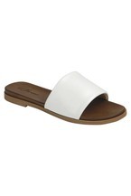 Flat Slip On Open Toe Sandal