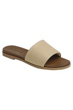 Flat Slip On Open Toe Sandal