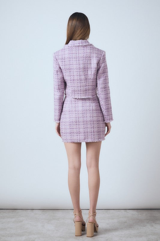 Tweed Mini Skirt