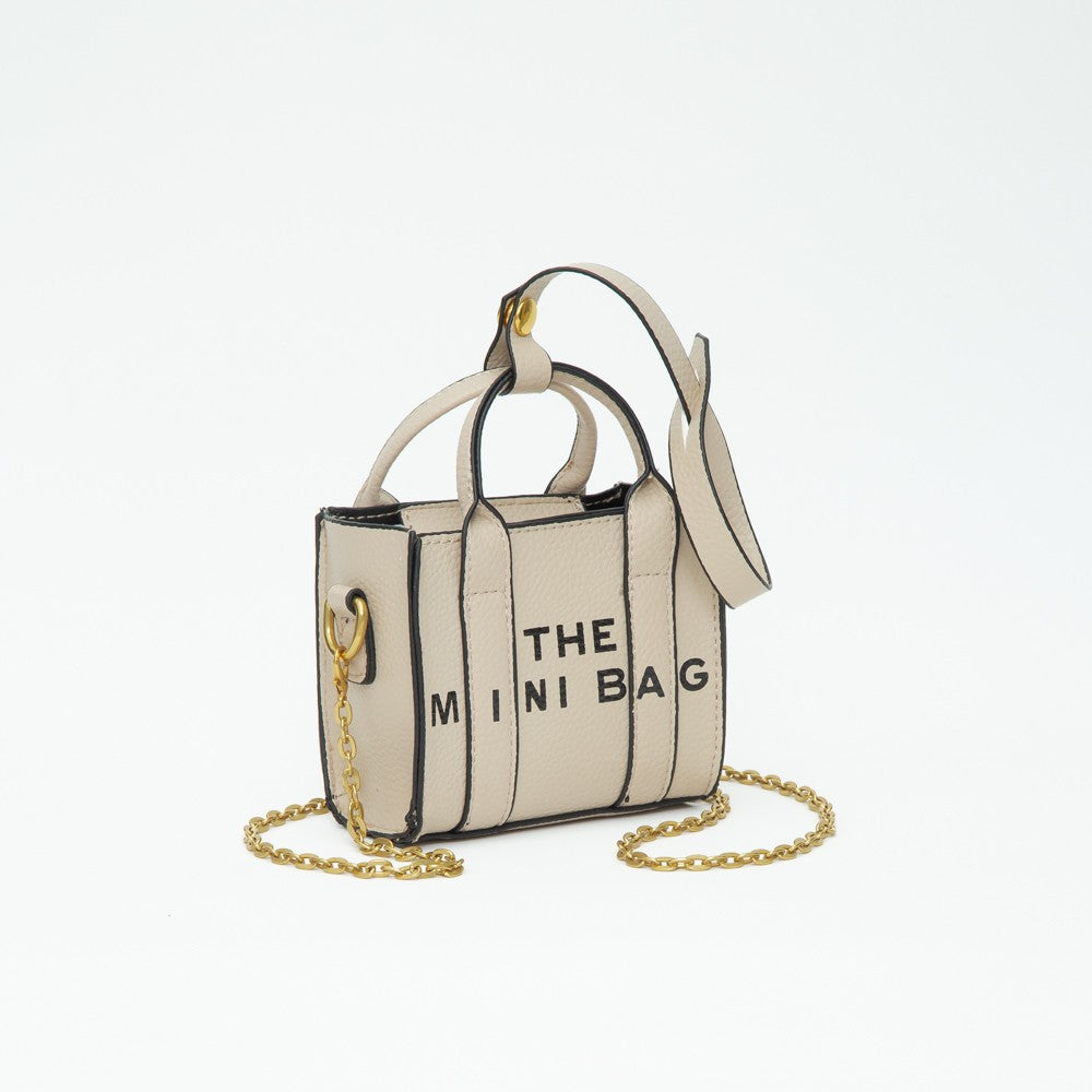 The Mini Tote Bag Crossbody With Detachable Chain Strap