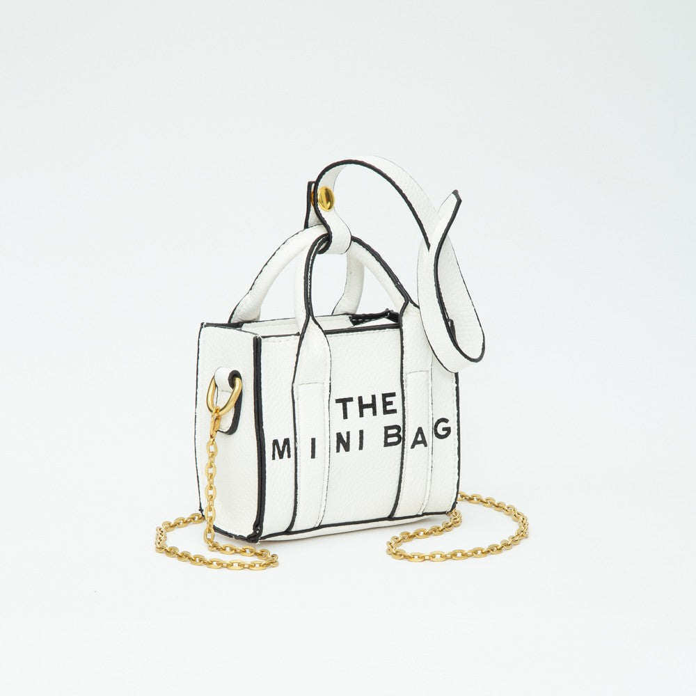 The Mini Tote Bag Crossbody With Detachable Chain Strap