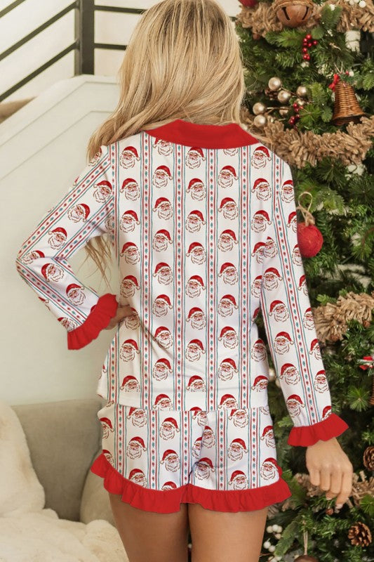 Christmas 2 Piece Pajama Short Set