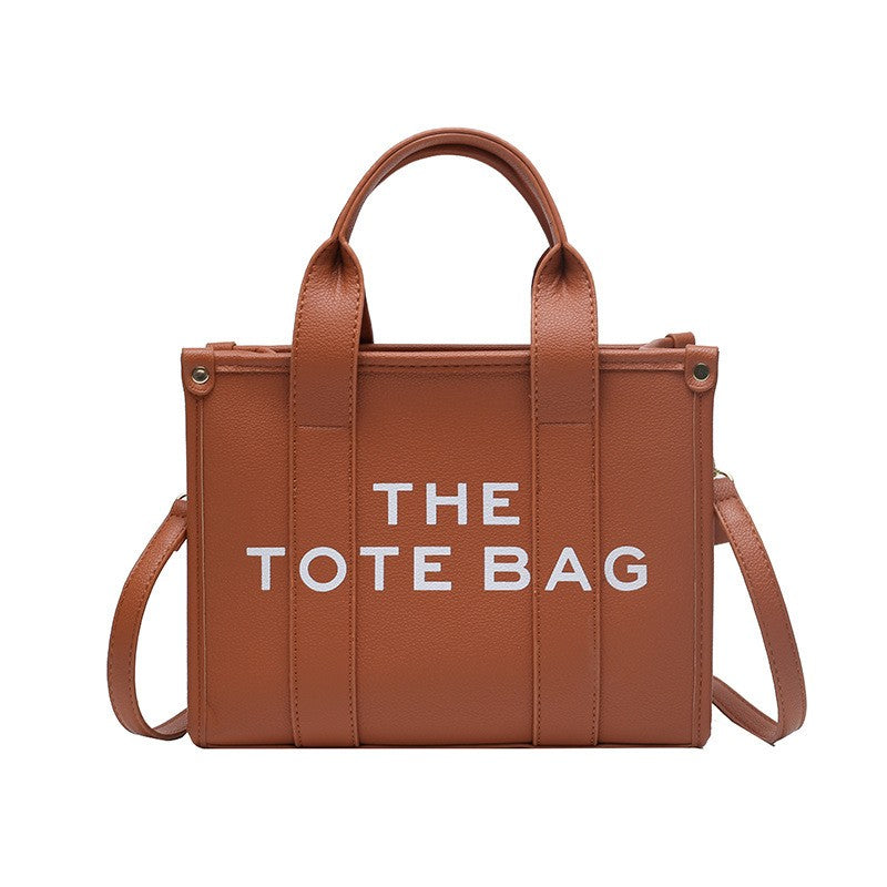 2 PC Solid The Tote Bag With Shoulder Strap with Matching Wallet