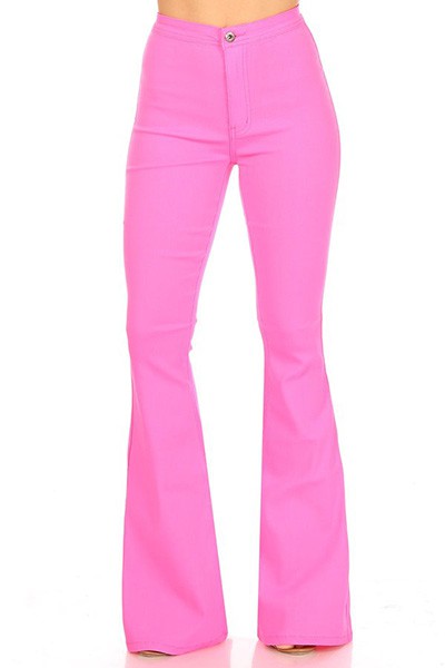 High Waist Super Stretch Bell Bottom Pants