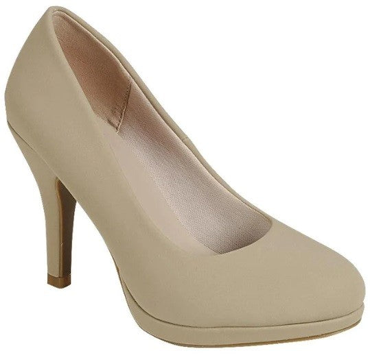 Platform Single HIgh Heel Closed Toe Pump