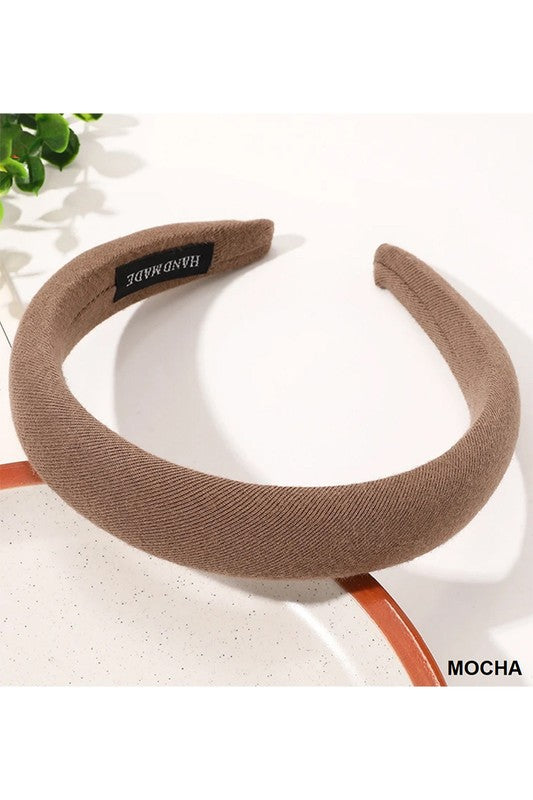 Simply Solid Padded Headband