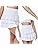 Layered Ruffle Skort with Compression Liner