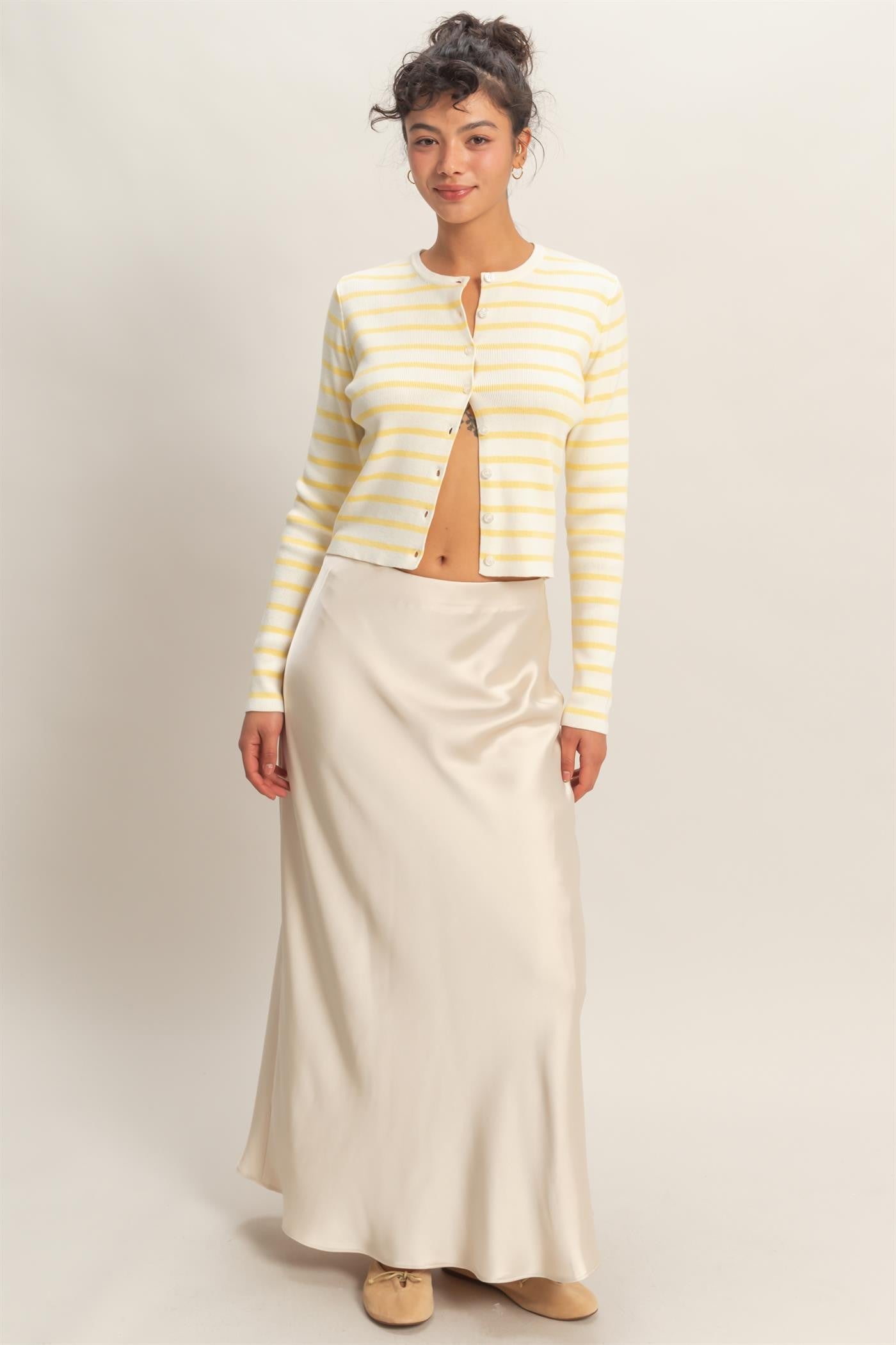 Satin Maxi Skirt